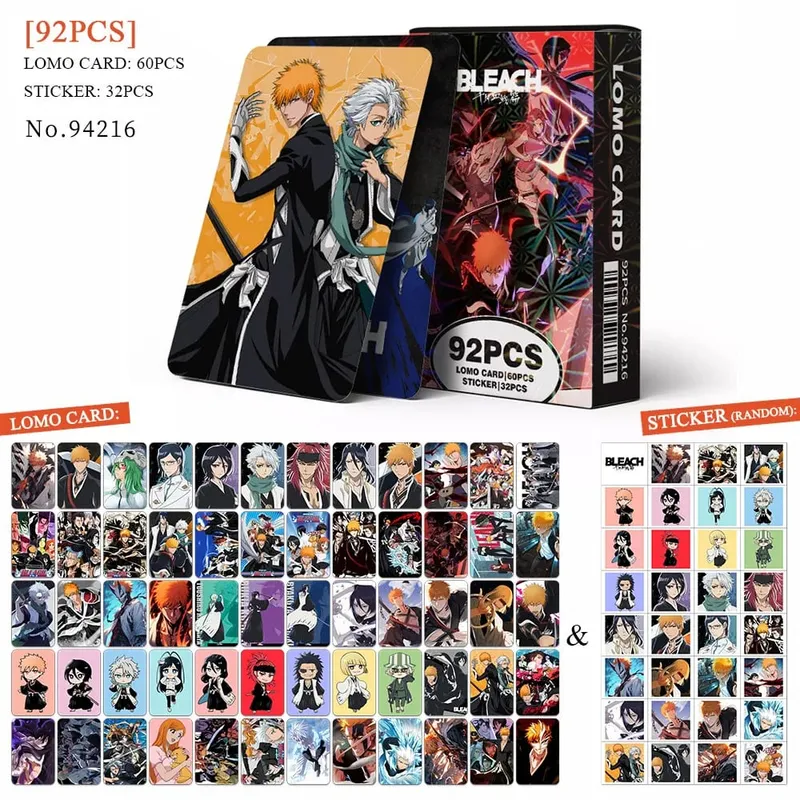 Anime Attack on Titan Κάρτα Lomo Καρτ ποστάλ Toy Haikyuu Apothecary Diaries Κάρτες συλλογής Star Rail Honkai με αυτοκόλλητα Δώρο — image 19