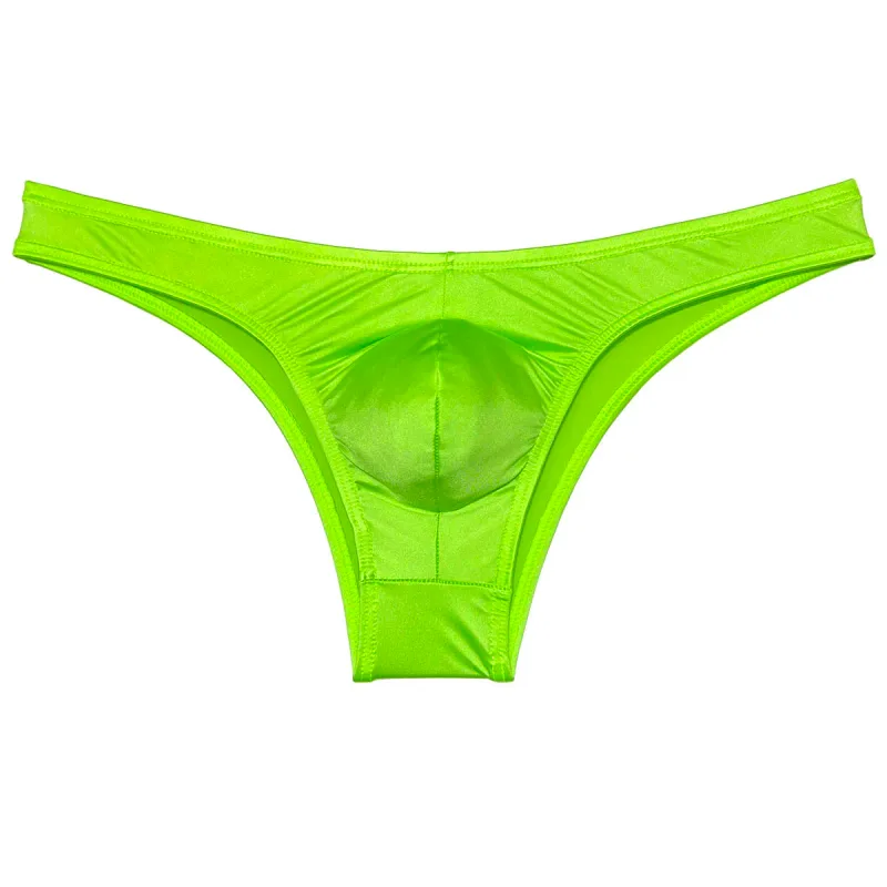 Silky Smooth Bikini Briefs Men's Enhance Pouch Micro Underwear Slip Sexy Beach Briefs Breathable Sissy Panties Pool — image 38