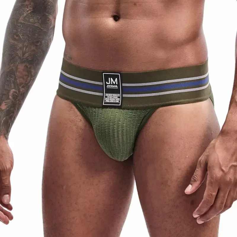 JOCKMAILcuecas De Algodao Masculina Super Wide Waist, Tide High Fork Briefs, High Elasticity Fitness Breathable Men Underground — image 6