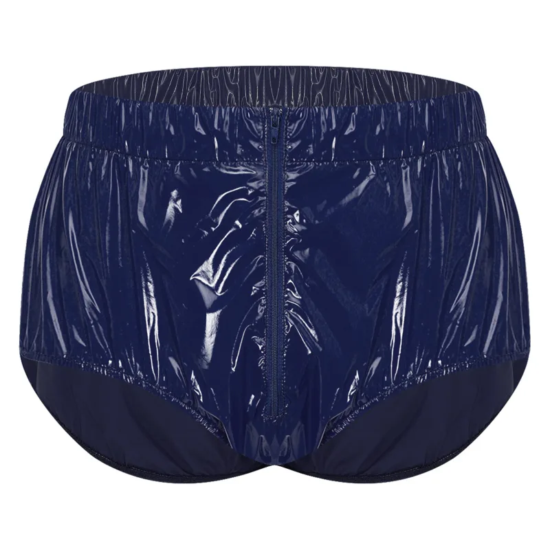 Mens Waterproof Diaper Cover Underwear Front Zipper Elastic Waistband Leakproof Briefs Swimwear Adaptive Special Needs Panties — image 7