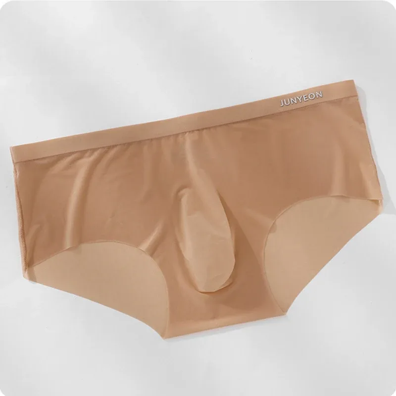 Sexy Men Briefs Undies Summer Seamless 3D Pouch Panties Ultra-thin And Light Breathable Underwear Quick Drying Underpants Slip — image 26
