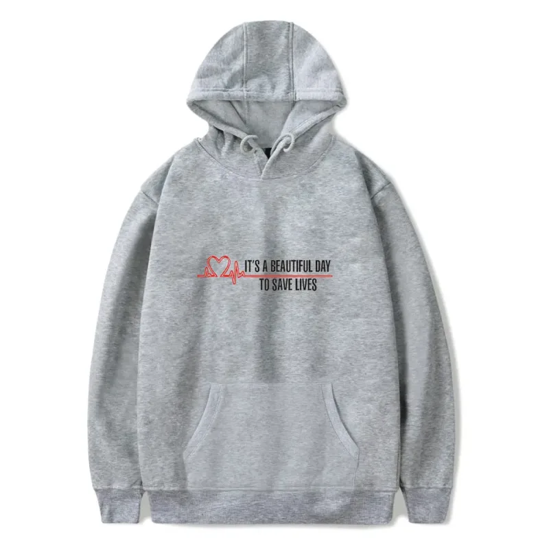 Harajuku Gray's Anatomy Tumblr Greys Anatomy moletom com capuz estampado moletom masculino/feminino confortável moletom adulto/criança — image 4