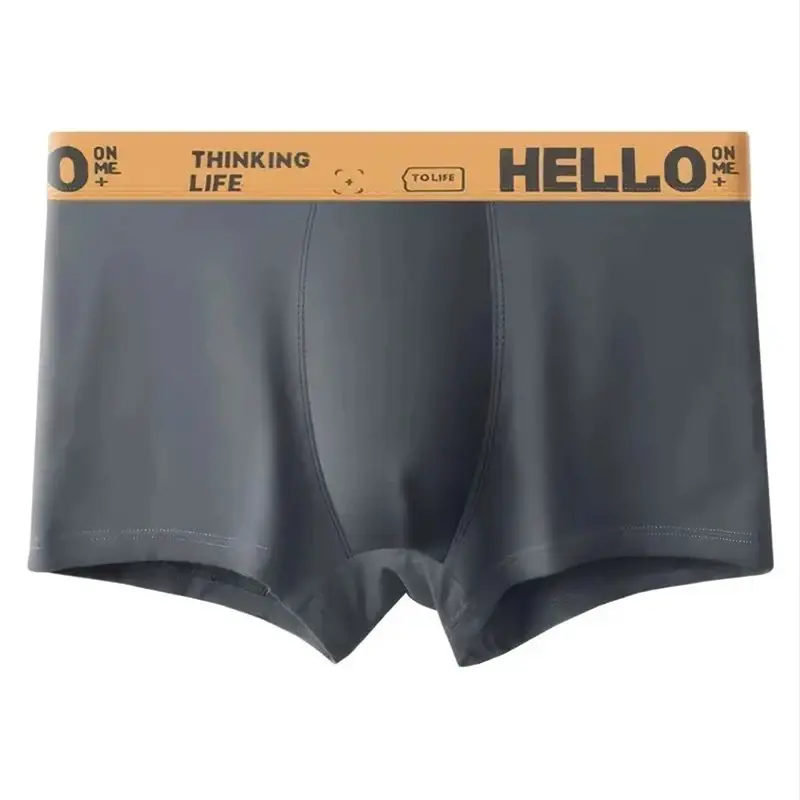 5 pçs roupa interior masculina boxers sexy cuecas confortáveis respirável moda meninos calcinha boxershorts masculino 3256805433924630 — image 1