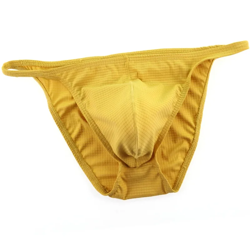Cuecas de biquíni masculinas, roupa íntima sexy, calcinha gay, confortável, bolsa para pênis, slip hombre, cuecas masculinas, malha de nylon, secagem rápida, ht116
