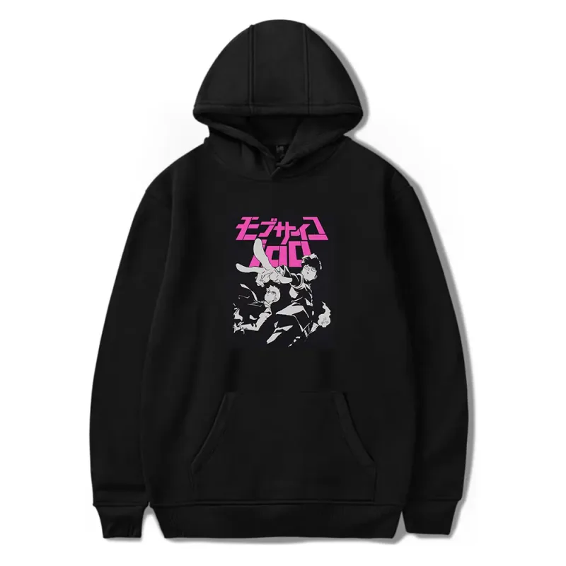 Anime Manga Mob Psycho 100 Reigen Arataka Fashion Hooded Sweatshirts Winter Essentials Hoodies Sweaters Thick Sweater Sweatshirt