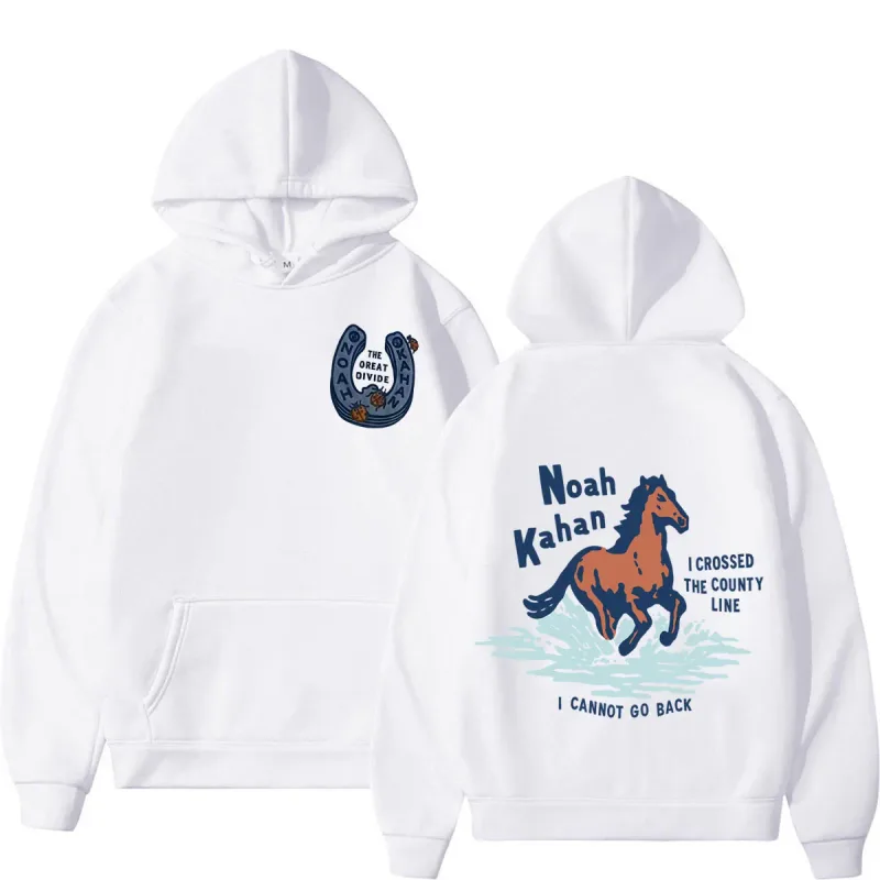 Noah Kahan The Great Divide Tour 2026 Graphic Hoodies Lalaki Babae Fashion Damit Pullover Casual Oversized Winter Sweatshirt — image 4