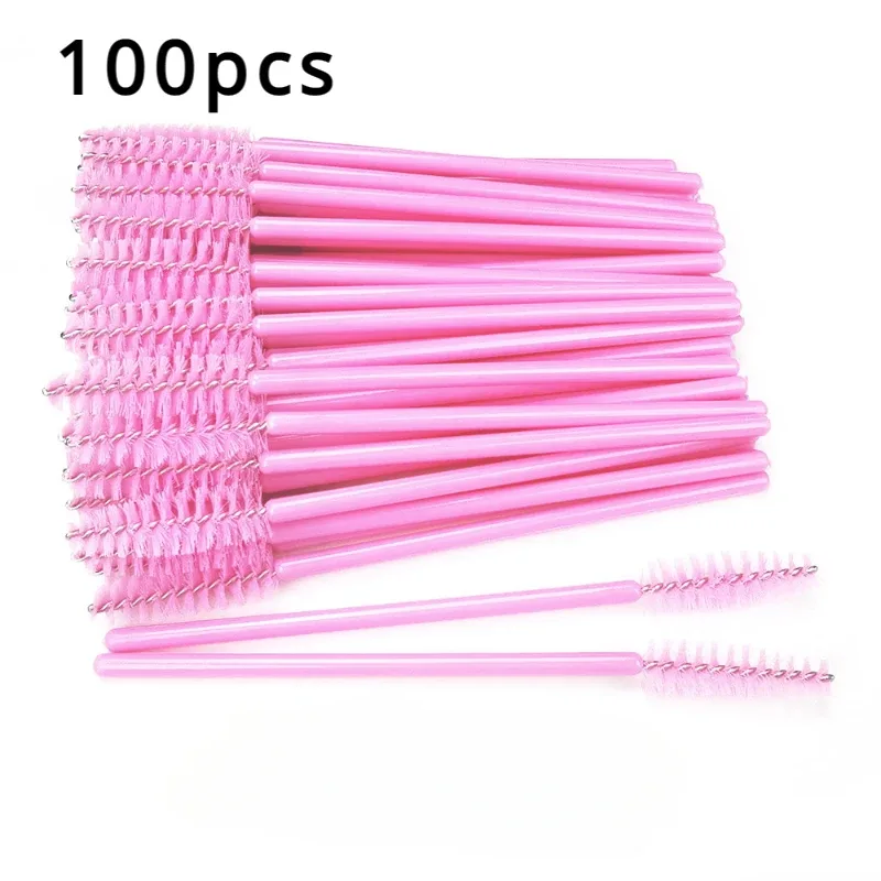 50/100/150pcs Eyelash Brushes Concealer Lash Brush Spoolies Mascara Wands Applicator for Eyelash Extension Makeup Set LAUKISS