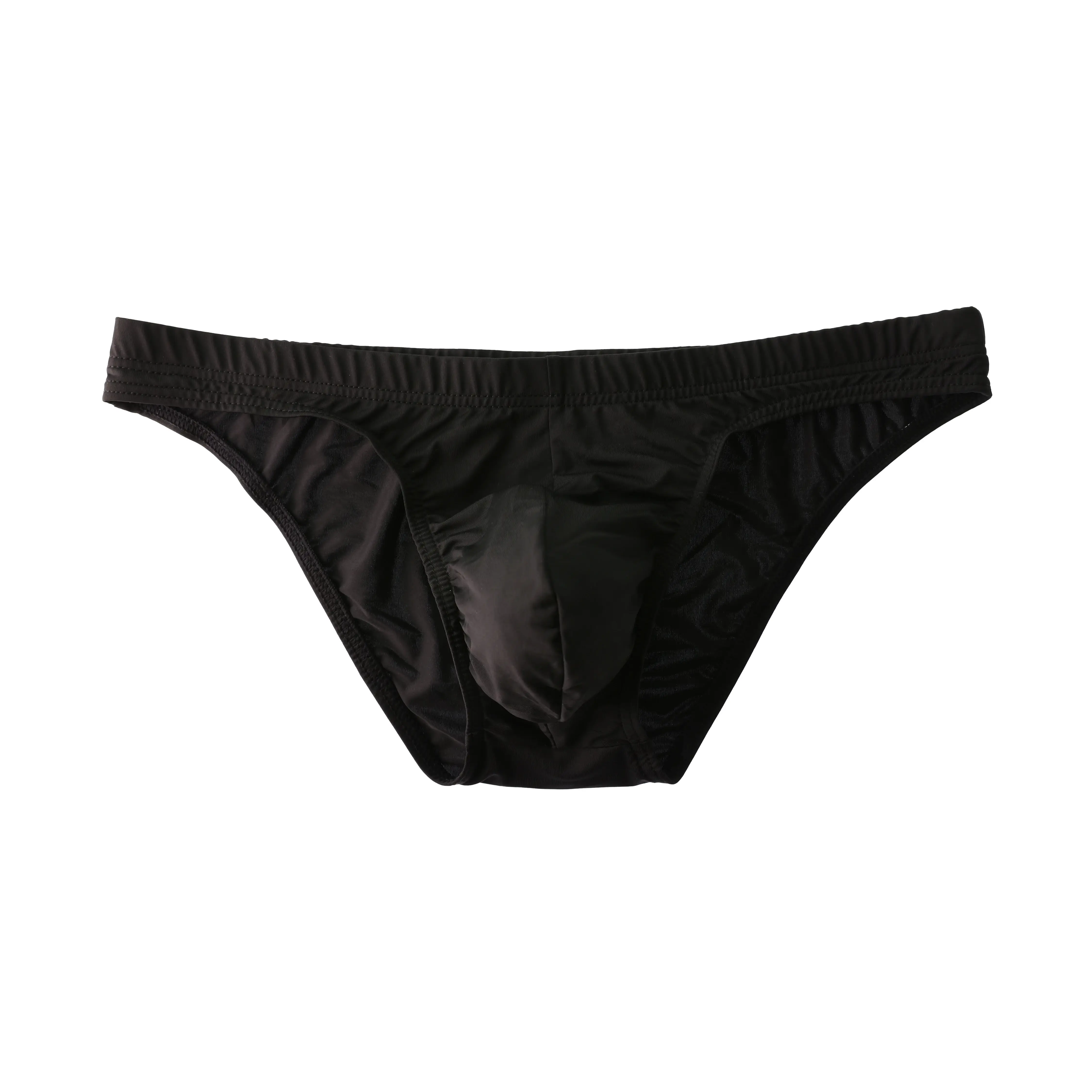 Maikling Kasuotang Panlalaki Makahinga Sexy Fashion Briefs Ice silk Low Waist Stretch Kumportable Underpants K58 — image 5