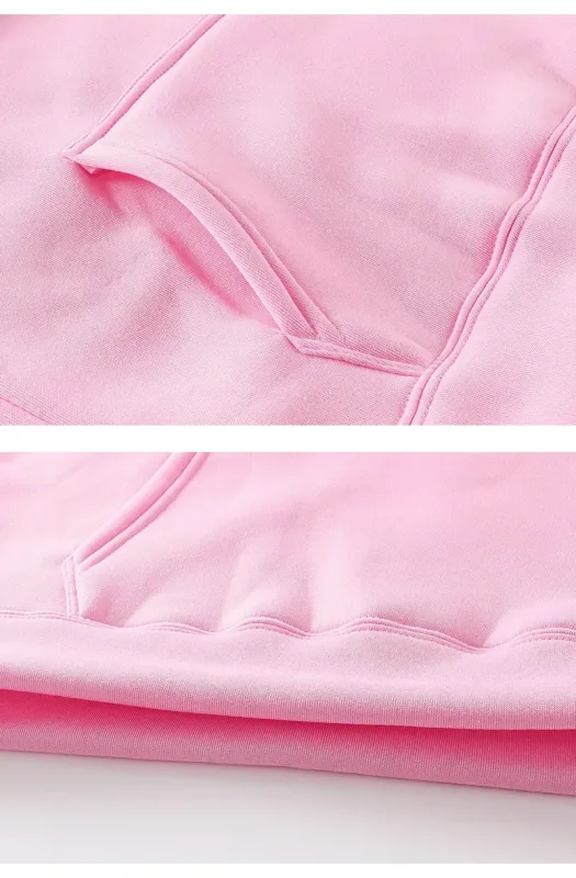 Sweter Bulu Pria Hoodie Fanta Anime Retro Esensial Besar Kasual Pakaian Jalanan Pola Wanita Kaus Kasual Fashion — image 9