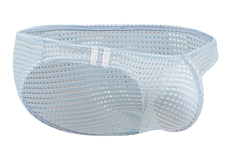 Cuecas masculinas verão respirável buracos roupa interior u convexo fino cintura baixa cuecas masculinas deslizamento calzoncillos — image 14