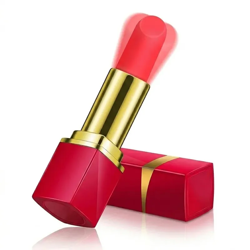 Women Mini Lipstick Vibrator Strong Shock Vibrating Nipple Clitoral Stimulator AV Wand Sex Toys for Couples Adults 18+ — image 7