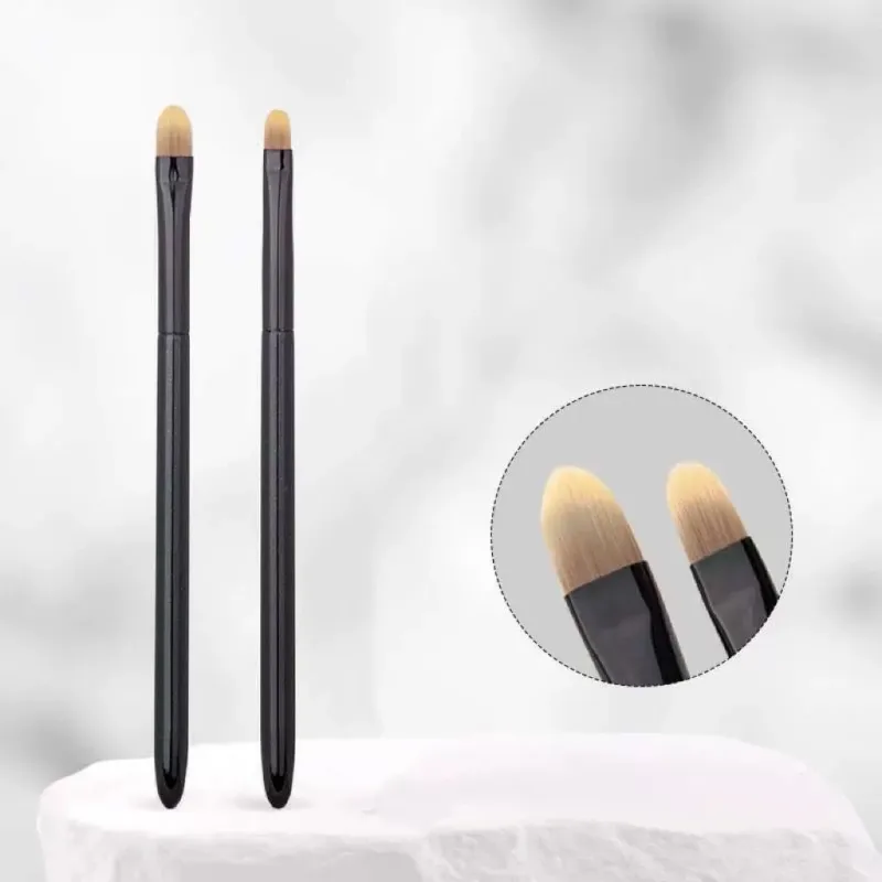 Ensemble de pinceaux de maquillage pour fard à paupières, poils de cheval doux, surligneur de paupières, ver à soie couché, outils de maquillage pour les yeux, 2/4 pièces