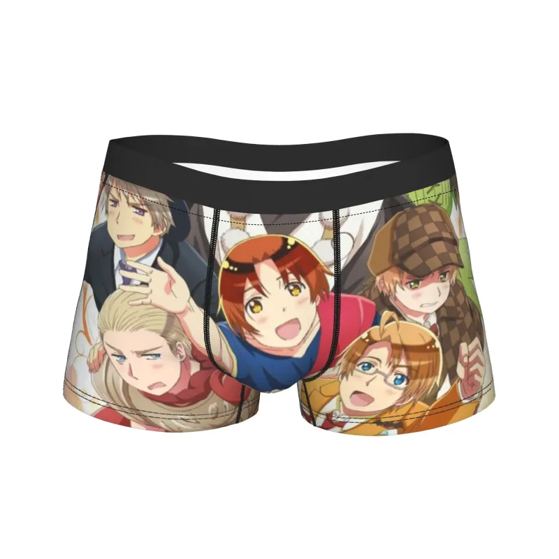 Hetalia World Stars Men Boxer Shorts Cozy Underwear Underpants — image 7
