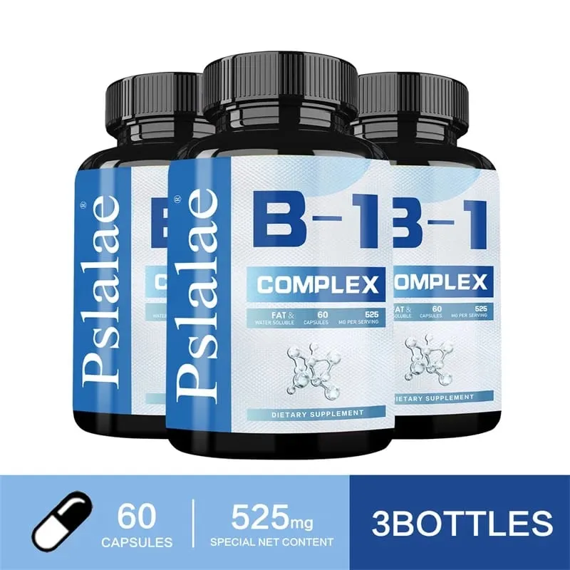 Vitamin B1 Complex - Improves Energy Levels Boosts Metabolism and Supports Nervous System Health