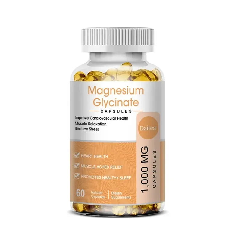 Magnézium-glicinát kapszula – segít a stresszes izomzatban, alvásban, ízületekben, csontokban, immunrendszerben és szív- és érrendszeri egészségben — image 9