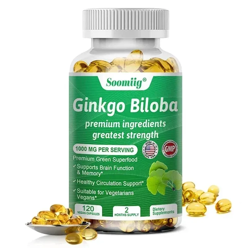 Ginko Biloba kapszula – Agy-kiegészítő a memóriáért és a fókuszért – Ginkgo Biloba kiegészítők a jó látásért