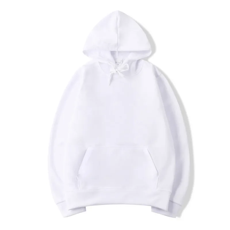 Homens Hoodies Mulheres Pulôver Primavera Outono Casual Moletom Com Capuz Cor Sólida Hoodies Oversize Moletom Preto Para Masculino — image 13