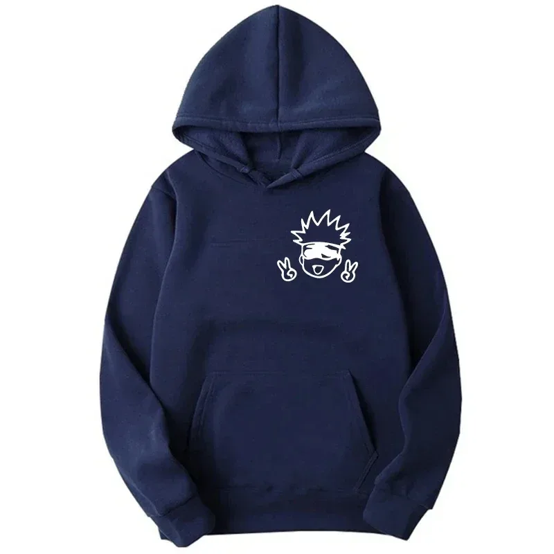 Spring Autunm Unisex Jujutsu Kaisen Anime Hoodies Sweatshirts Large Animated DesignsKawaii Gojo Satoru Graphic Streetwear — image 20