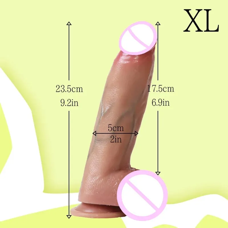 Realistic Dildos Silicone Penis 6/7/9 Inch Huge Dildos with Suction Cup for Women Masturbation Lesbain Anal Sex Toys for Adults