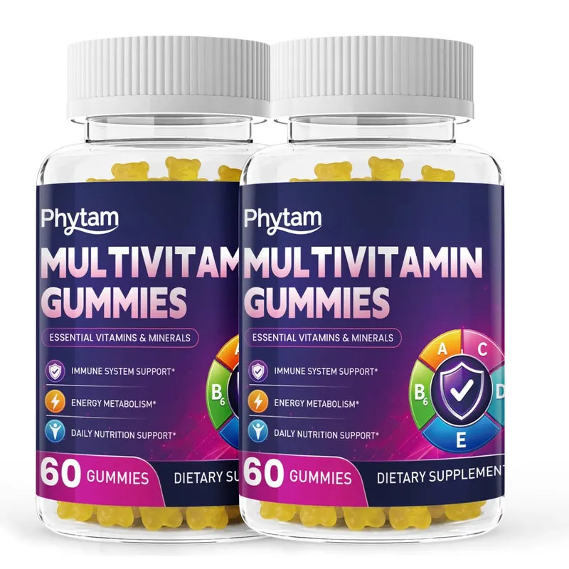 Πολυβιταμίνες για ενήλικες Bear Gummies 14 σε 1 βιταμίνες Μέταλλα Σύμπλοκο Βιταμίνη C Ψευδάργυρος B D Μεταβολισμός Ενέργειας Ανοσοποιητικό Καθημερινή Διατροφική Υποστήριξη 60 μετρήσεις — image 8
