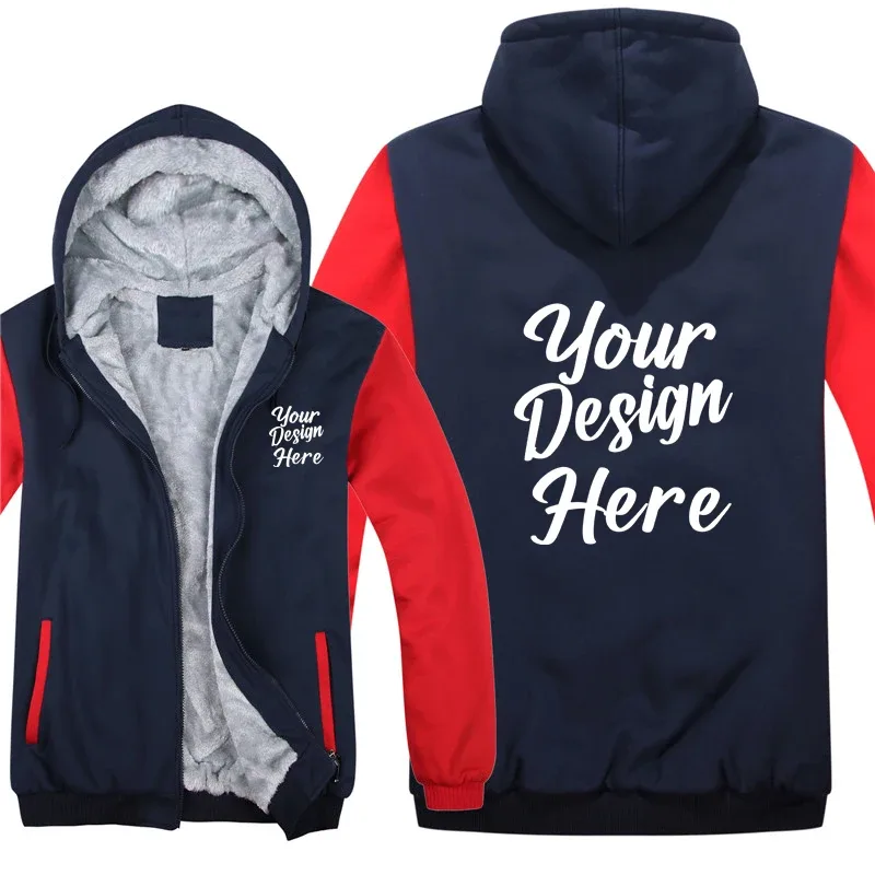 Custom Design Hoodies Men Gumawa ng Iyong Sariling Design Logo Text Photo Sweatshirt Mans Coat Jacket Hoody — image 2