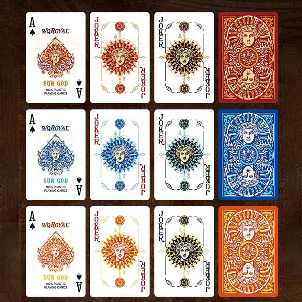 Δημιουργική συλλογή τραπουλόχαρτα Vintage Classic Poker PVC αδιάβροχη τράπουλα για πάρτι συγκεντρώσεις και συλλογές