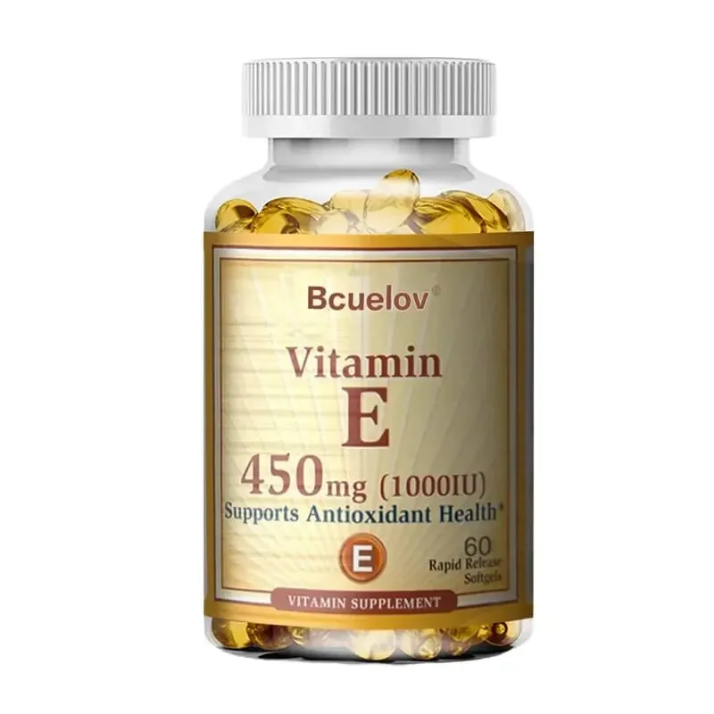 Bcuelov E-vitamin 450 mg (1000 NE) vegyes, támogatja az immunrendszert és a bőr táplálását – természetes antioxidáns – glutén- és tejmentes — image 8