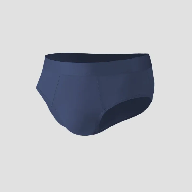 3PCS men's ice - silk underwear. Thin - style for summer, with U - convex briefs. Breathable, solid - colored shorts — image 3