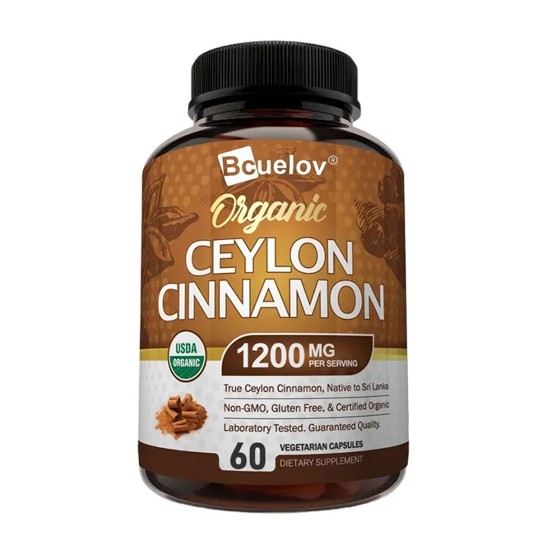 Κανέλα Κεϋλάνης 1200 mg ανά μερίδα 120 κάψουλες - Υγιές σάκχαρο αίματος Υποστήριξη αρθρώσεων Αντιοξειδωτικό — image 11