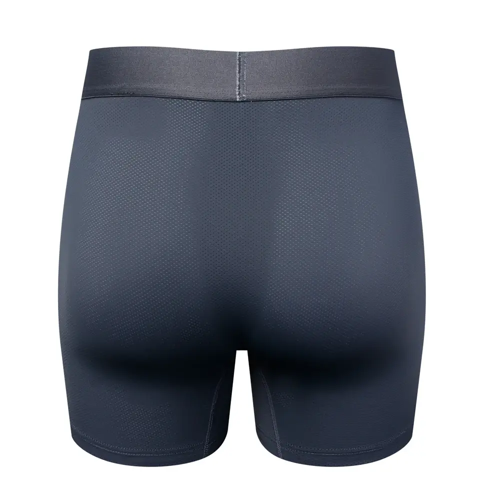 Sexy roupa interior masculina boxer 3d em forma de rede bolsa projetada painéis de malha respirável masculino boxershorts tronco cuecas masculinas — image 35