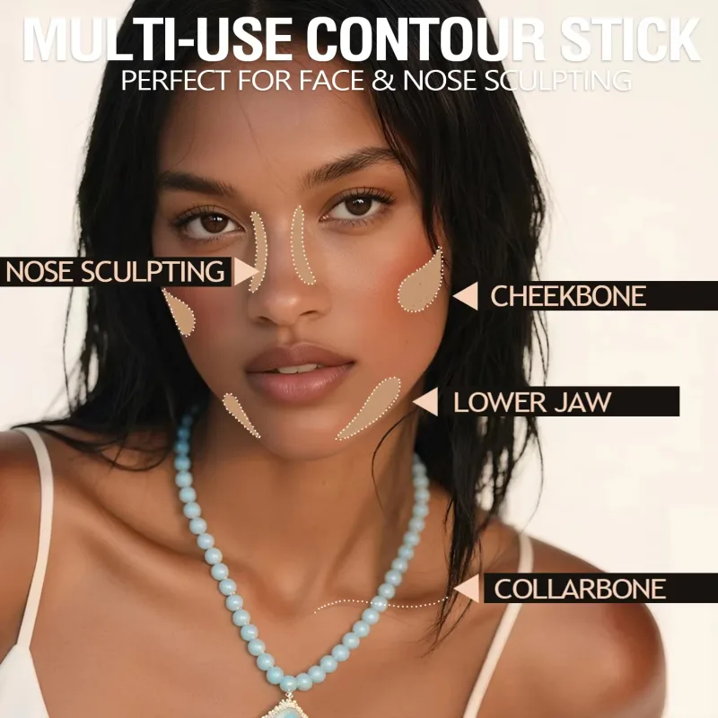 3 Color Full Coverage Concealer For Spot Acne Print Repair Dark Circles Contour Shading Cream Palette Face Base Korean Makeup — image 4