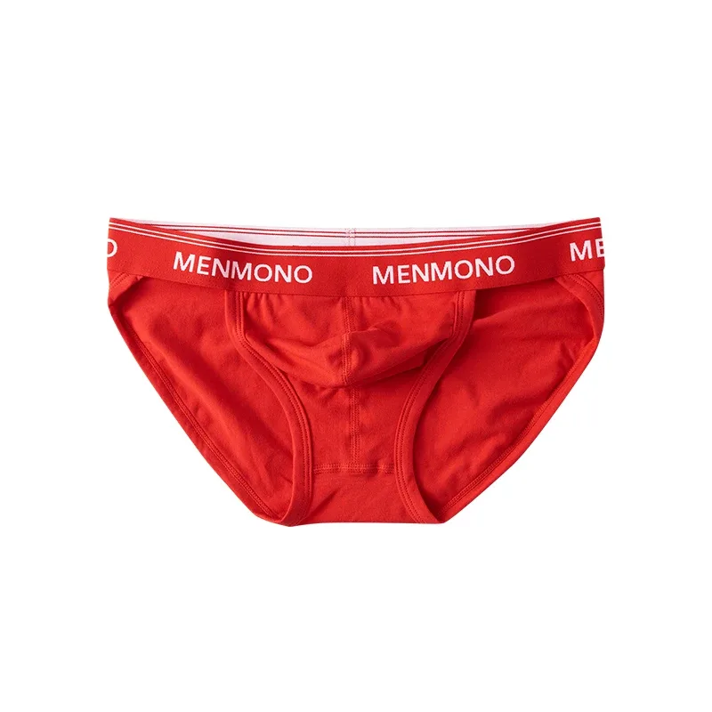 Homens maré de algodão triângulo novo sexy cintura baixa magro respirável juventude personalidade u convexo roupa interior masculina. — image 22