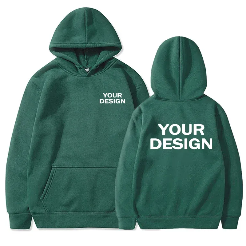 Impressões personalizadas hoodies femininos soltos casual wear cor sólida hoodies manga longa com capuz personalidade streetwear camisolas — image 10