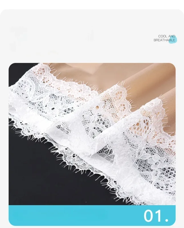 Lace Edge Ice Silk Men's Triangle Pants Traceless Breathable Thin Men's Underwear Low Waist Soft Seamless Comfort Male Briefs — image 14