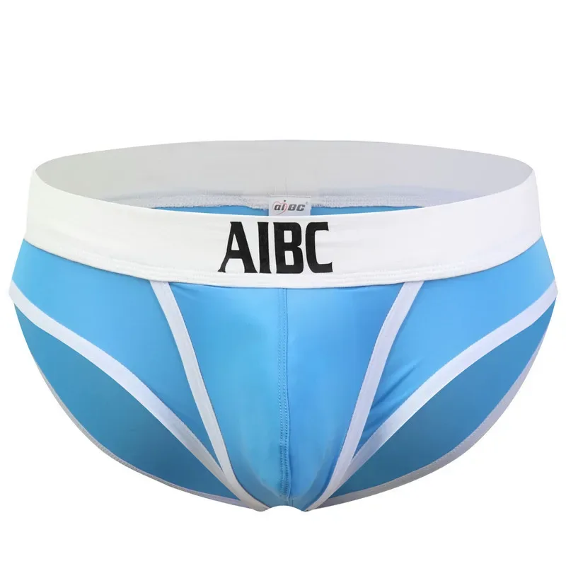 Ice Silk Underwear For Men Big Pouch Open Front Briefs Low Rise Underpants Gun Separation Breathable — image 6