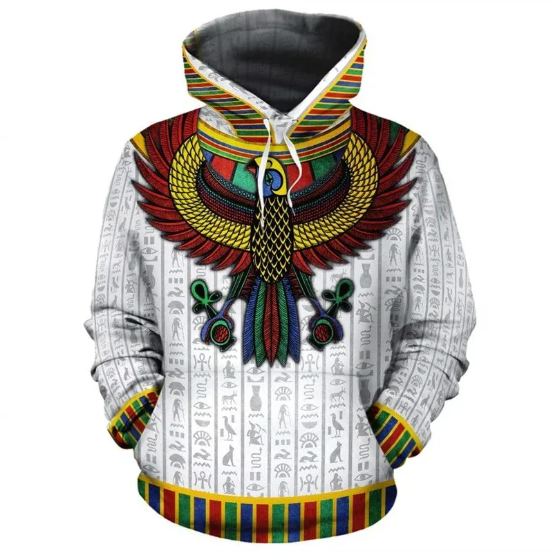African Ethnic Tribes Unique Graphic Hoodie For Men Ethnic Printed Clothing Hooded Coat Loose Harajuku Street Vintage Hoodies — image 9