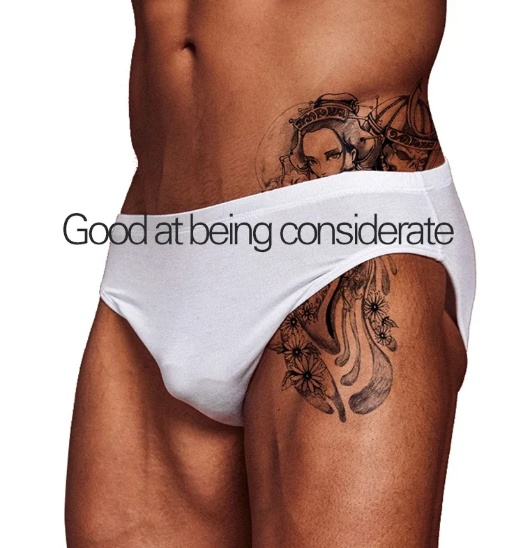 Men's Modal Ultra Thin Bare Feel Briefs, Low Rise High Elastic Breathable 3D Convex Pouch Underwear — image 4