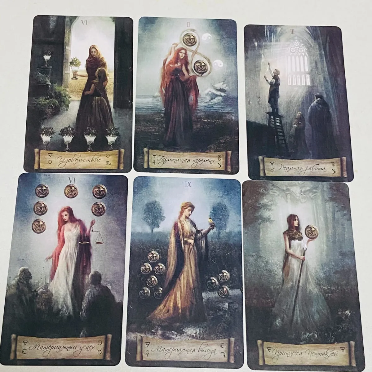 HeБo ЗemЛЯ Tapo Cards Ρωσική Έκδοση Επιτραπέζια παιχνίδια παράδεισος γη ταρώ κατάστρωμα 78 τμχ τραπουλόχαρτα — image 4