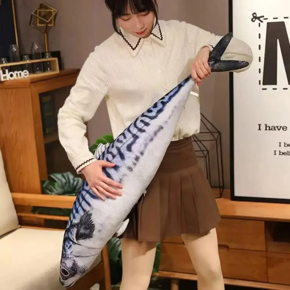 Μαξιλάρι καναπέ PP Cotton Simulation Sea Fish Stuffed Funny Sea Fish Stuffed Tuna Grouper Ψάρια Μαξιλάρι ύπνου Υπνοδωμάτιο
