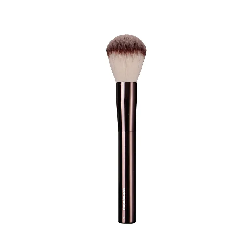 Grands pinceaux de maquillage en poudre, pinceau de maquillage pour Contour, outil cosmétique professionnel exquis, poignée en métal avec boîte, 1 pièce #1 — image 3