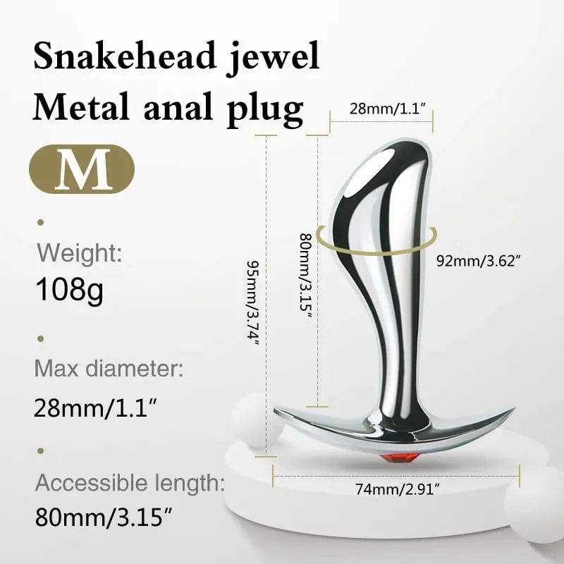 תקע אנאלי מתכת P Spot Stimulator מכשיר לעיסוי ערמונית ללבוש בחוץ Butt Plug צעצועי מין לבישים לגברים ולנשים צעצועי מין למבוגרים