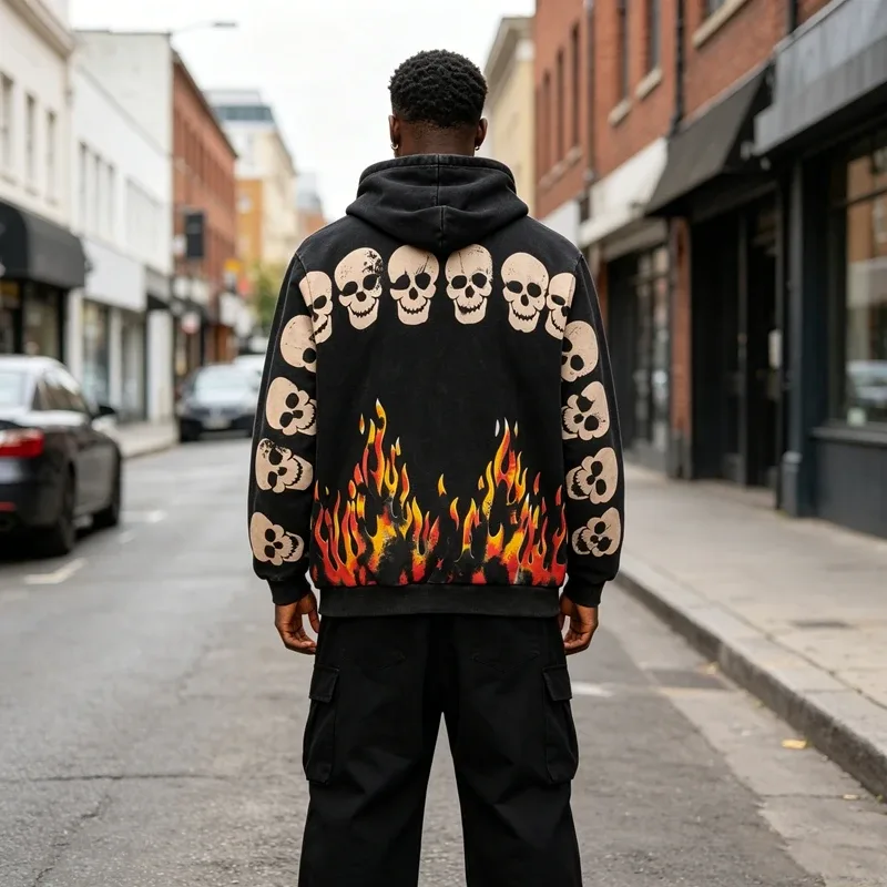 Street Casual SATOSHI Hoodies Pullover Embossed Pattern Embroidery Turtle Shell Design Washed Hooded Men Women Loose Sweatshirts — image 32