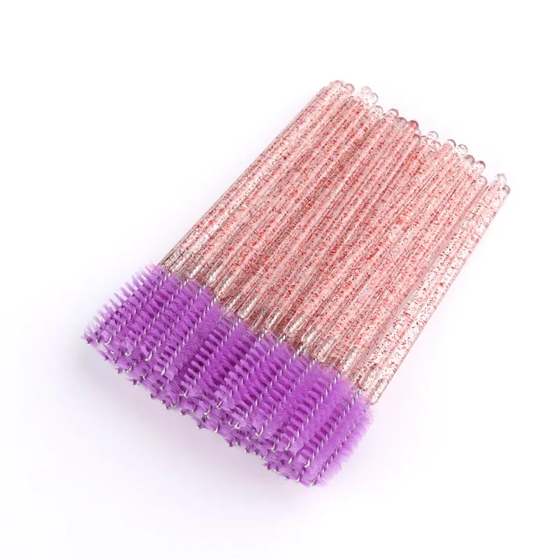 50pcs Disposable Eyelash Brushes Extension Crystal Eyebrow Brush Mascara Wand Eye Lashes Cosmetic Tool Set Makeup Beauty — image 20