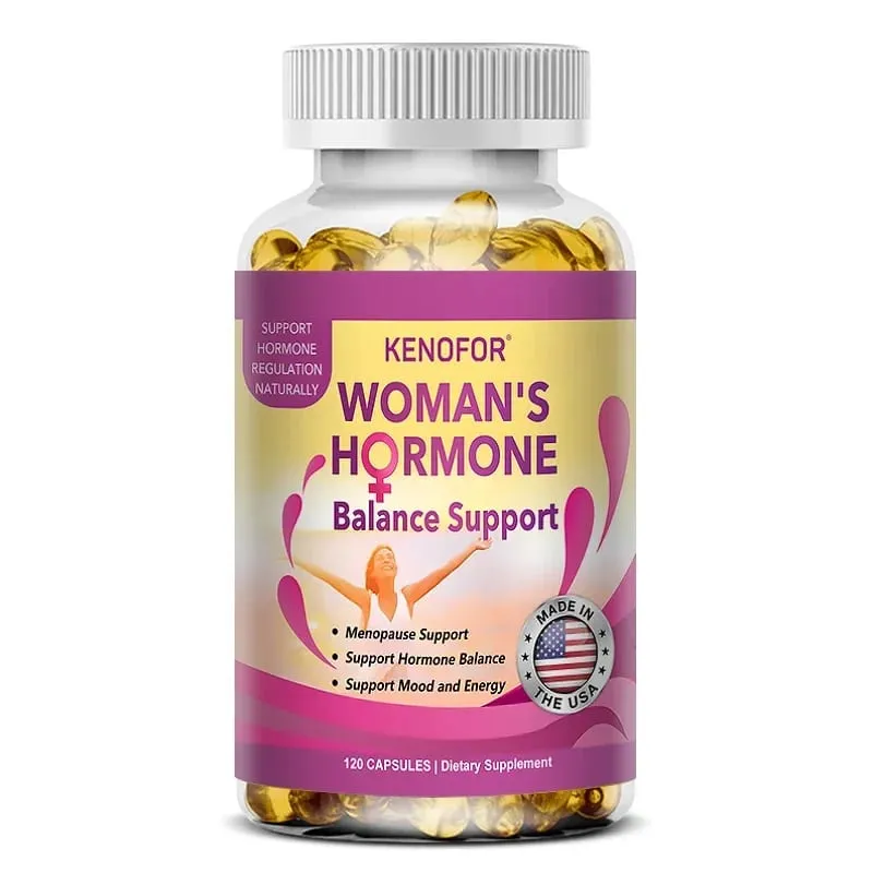 Menopause Support Supplement for Women - Relieves Fatigue Bloating Hot Flashes Mood Swings - Supports PMS PMDD PCOS