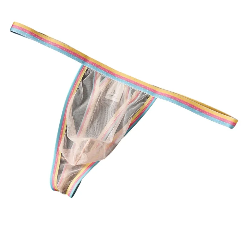 Men's Ultra-thin Mesh Briefs Underpants Man Sexy Underwear Breathable Ropa Interior Hombre Slips Quick Dry Bikinis Sissy Panties — image 16