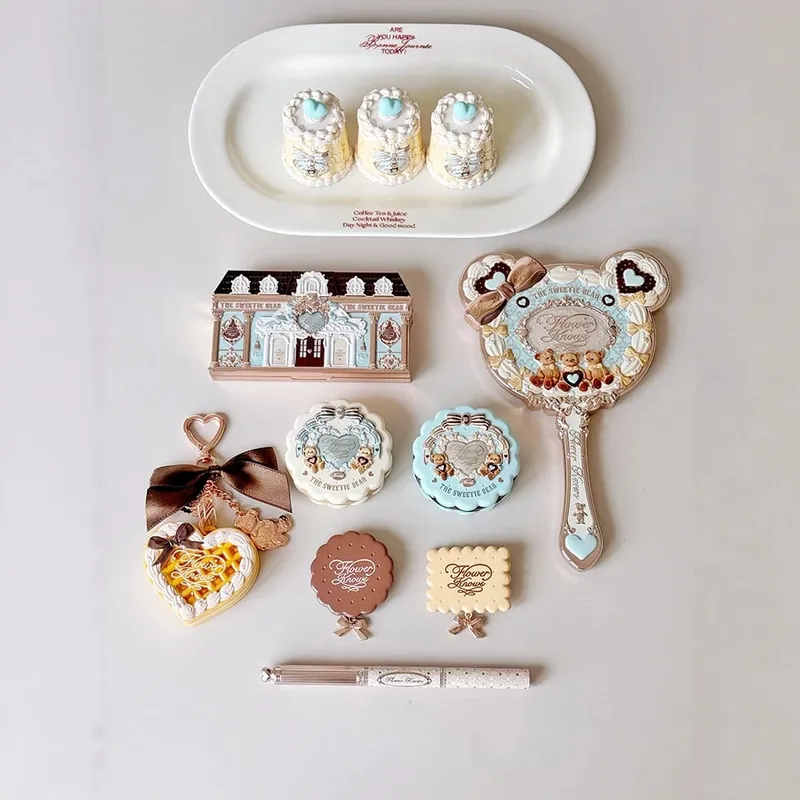 New Arrive Flower Knows The Sweetie Bear Collection Mini Setting Powder Cookie בושם וג'ל ועיפרון גבות כפולים — image 4