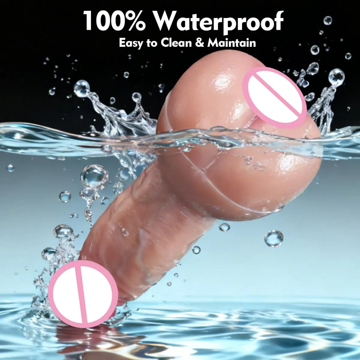 Makatotohanang Dildo SoftSilicone Penis at Puki 2-in-1 Masturbator Cup Puki Masturbesyon Blowjob Mga Matanda Mga Laruan sa Seks Lalaki Mastubator — image 4