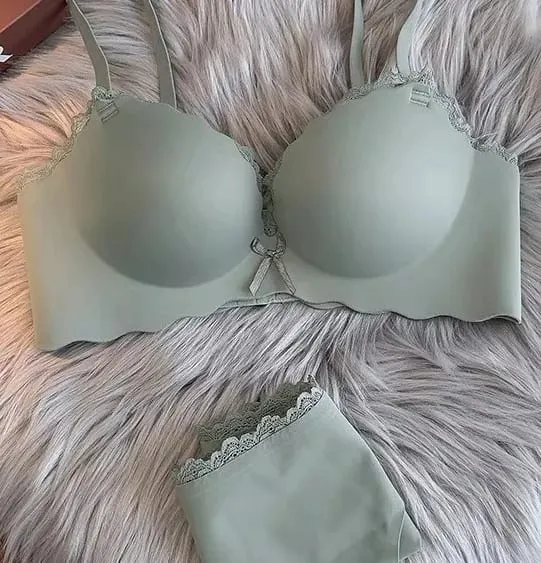 Hot Selling Γυναικεία Push Up Σετ σουτιέν Αδιάλειπτη Ασύρματη Στήριξη Άνετα Εσώρουχα S-XL για Νεαρές Γυναίκες Μαλακά καθημερινά ρούχα — image 13