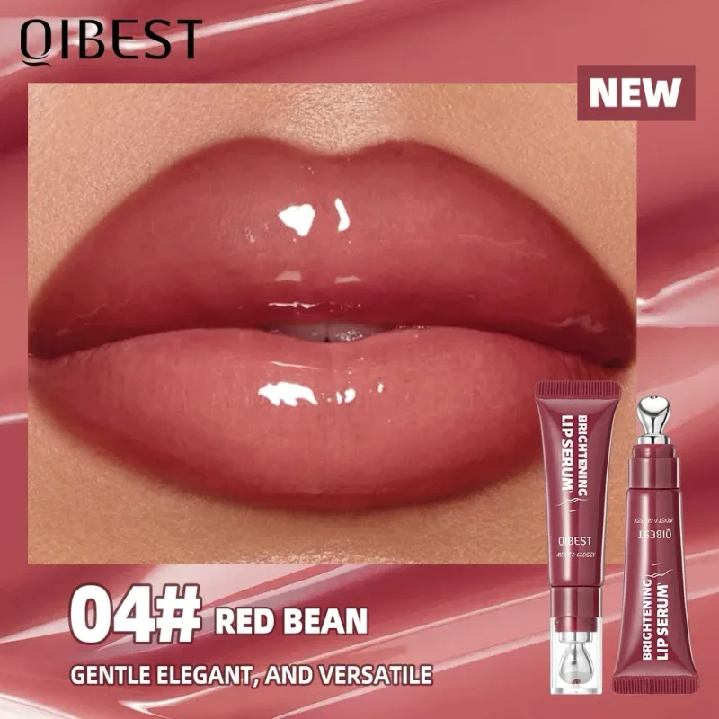 4 couleurs miroir perle Fine chatoyante hydratant tuyau brillant à lèvres hydratant cristal brillant à lèvres glaçage superposition maquillage pour les lèvres