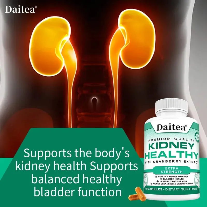 Kidney Support Capsules Kidney Cleanse & Detox Formula with Cranberry & Herbal Extracts Support Urinary Tract & Bladder Health — image 4